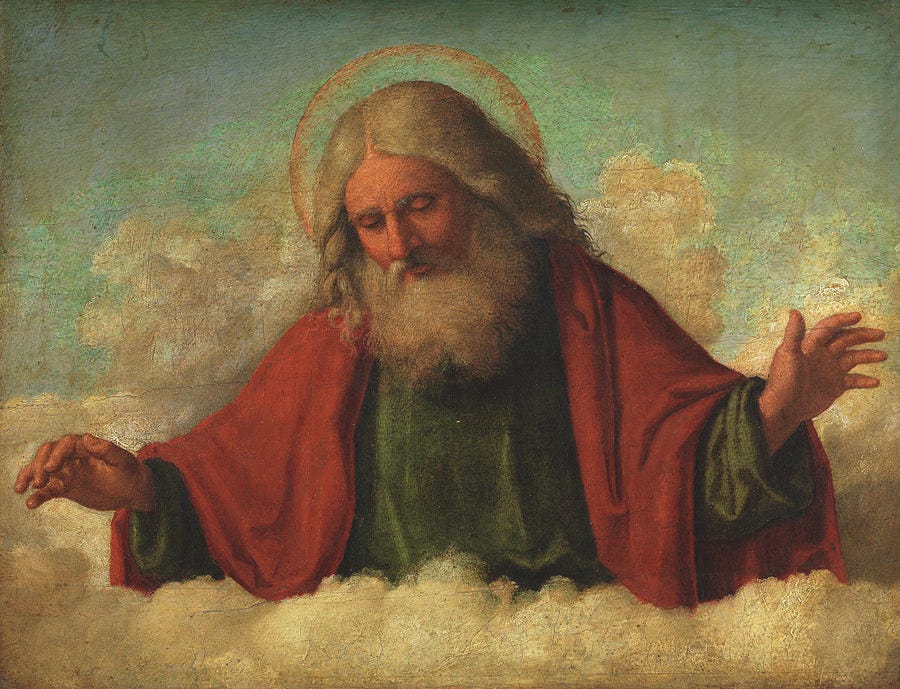 God the Father Painting by Giovanni Battista Cima