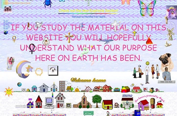 A screenshot of how awful the internet was. It’s got text everywhere and looks spammy. A screenshot of how awful the internet was. It’s got text everywhere and looks spammy.