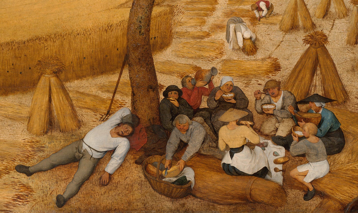 On Bruegel's The Harvesters | Painters' Table