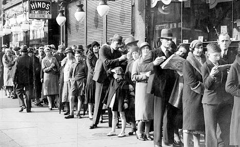 What queues (and their death) tell us about the British | Daily Mail Online