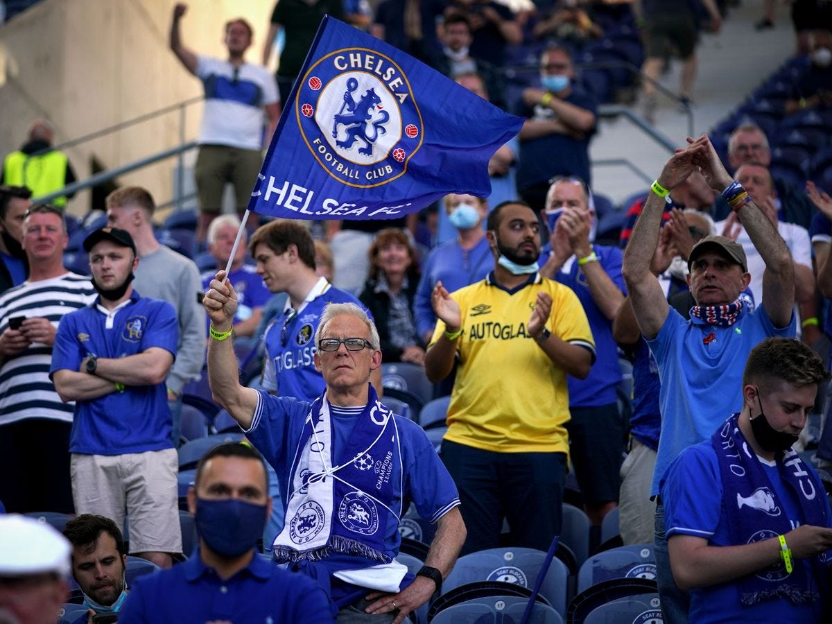 Three planeloads of Chelsea fans told to self-isolate after Porto return in  Covid scare - Mirror Online