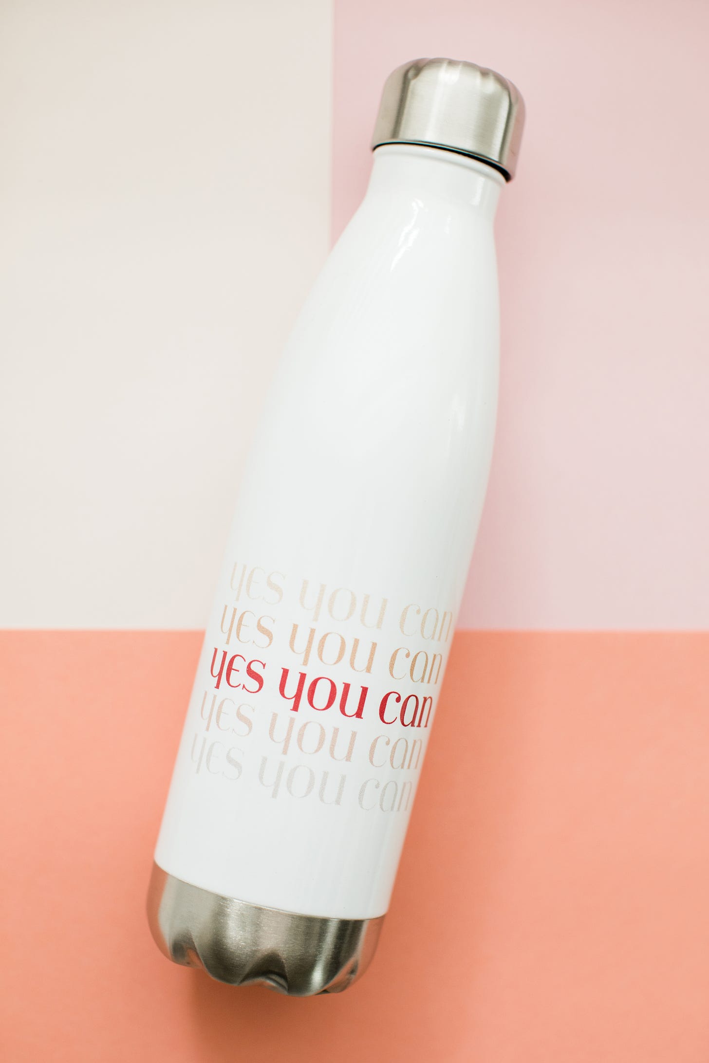 Yes You Can Insulated Water Bottle