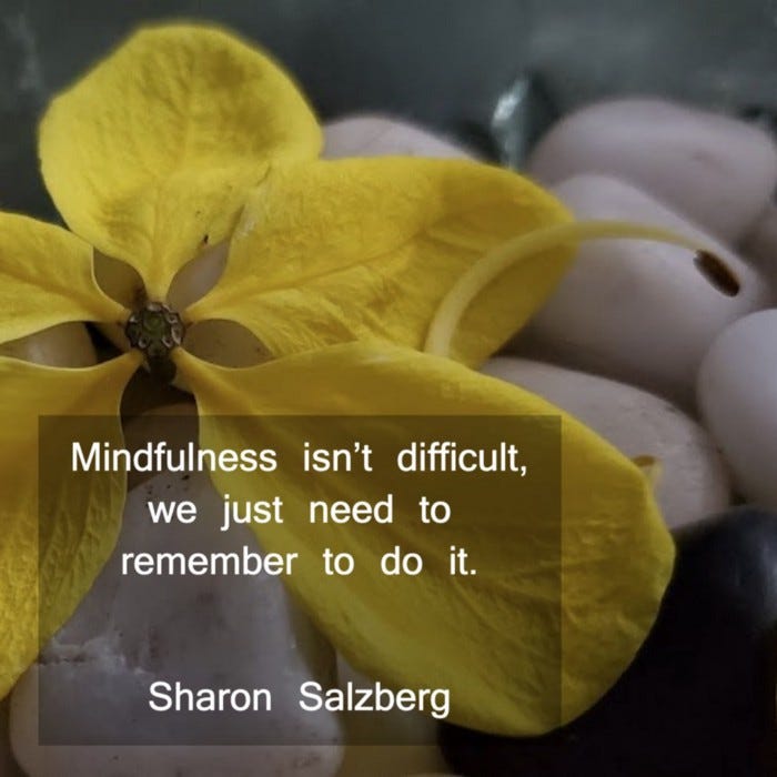 Mindfulness — Remember