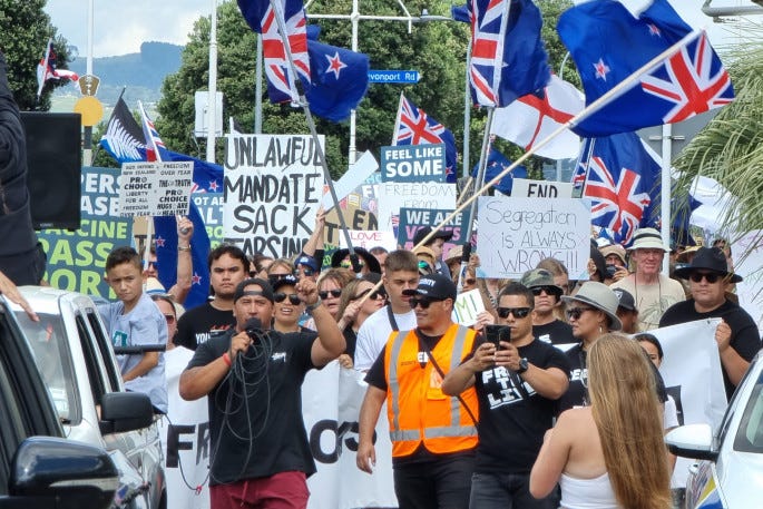 SunLive - Hundreds of protesters marching in Tauranga - The Bay's News First