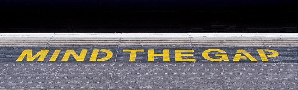 Railway, Platform, Mind, Gap, Mind The Gap, Travel