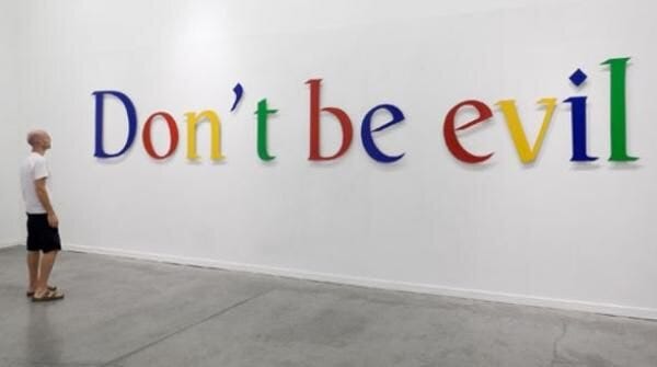 Ideals were part of Google’s founding manifesto. To be clear — conceding to a strong &amp; unyielding Idealist is not “evil”! It’s just sensible. Smart. Rational. Pragmatic.