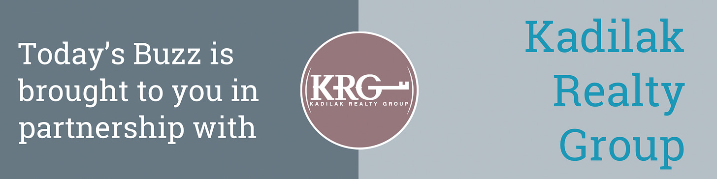 Today's Buzz is brought to you in partnership with Kadilak Realty Group