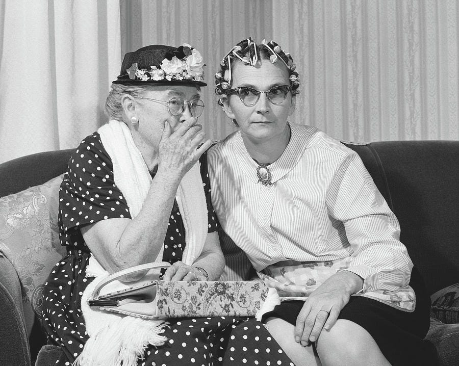 1960s Older Women On Couch Sharing Photograph by Vintage Images | Pixels