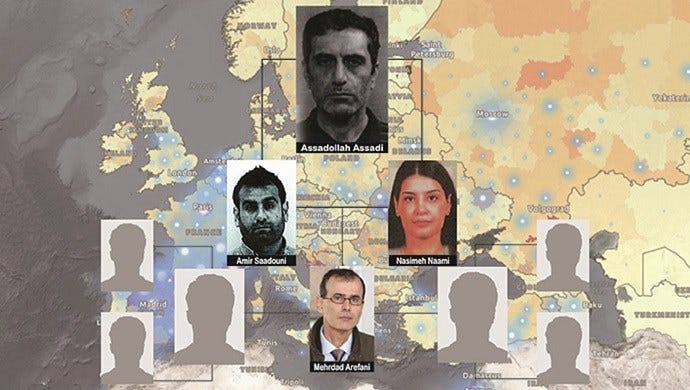 Arrested Iranian diplomat runs a bigger network of spies in Europe,  authorities believe | People's Mojahedin Organization of Iran (PMOI/MEK)