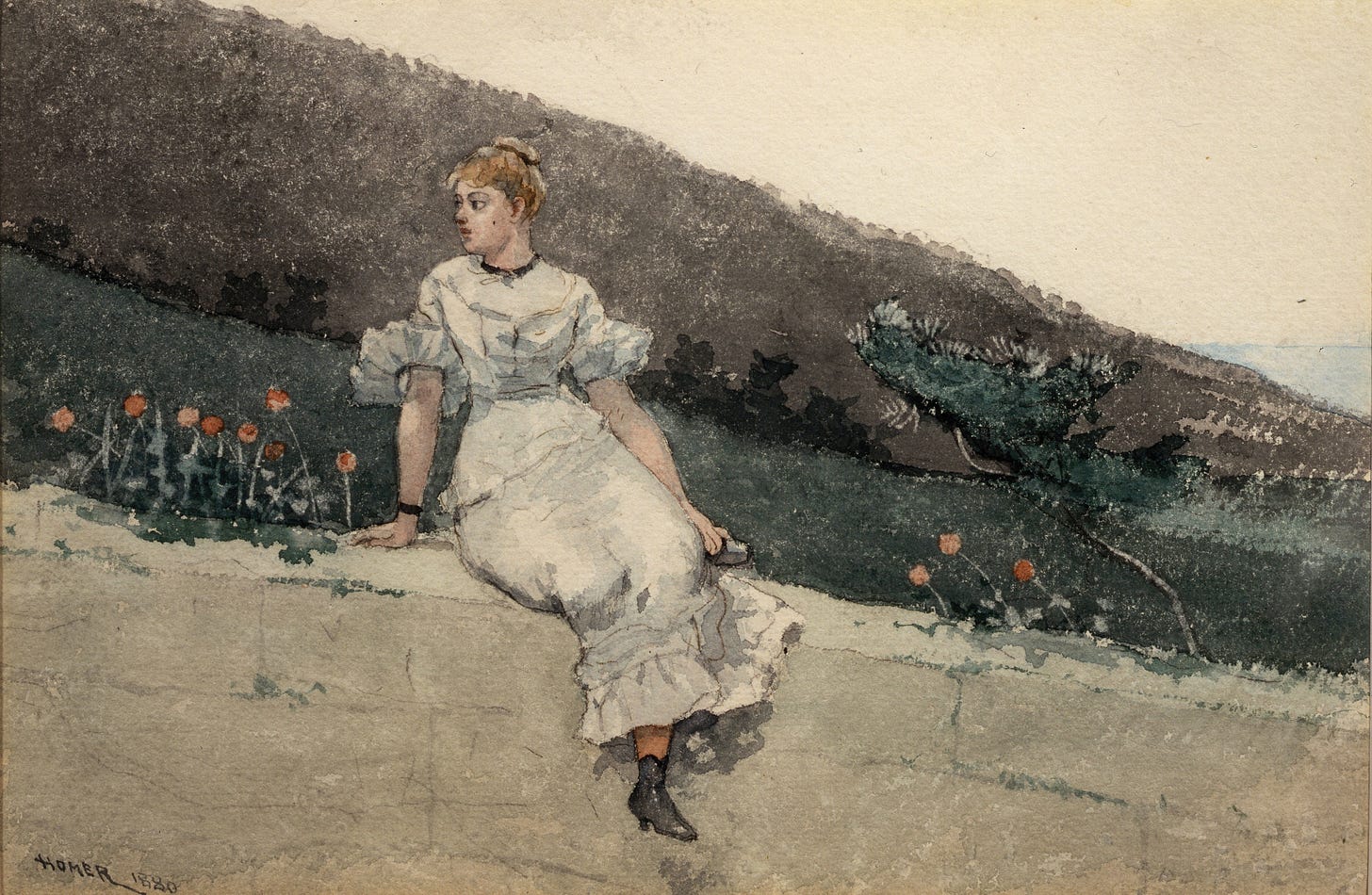 The garden wall (1880)