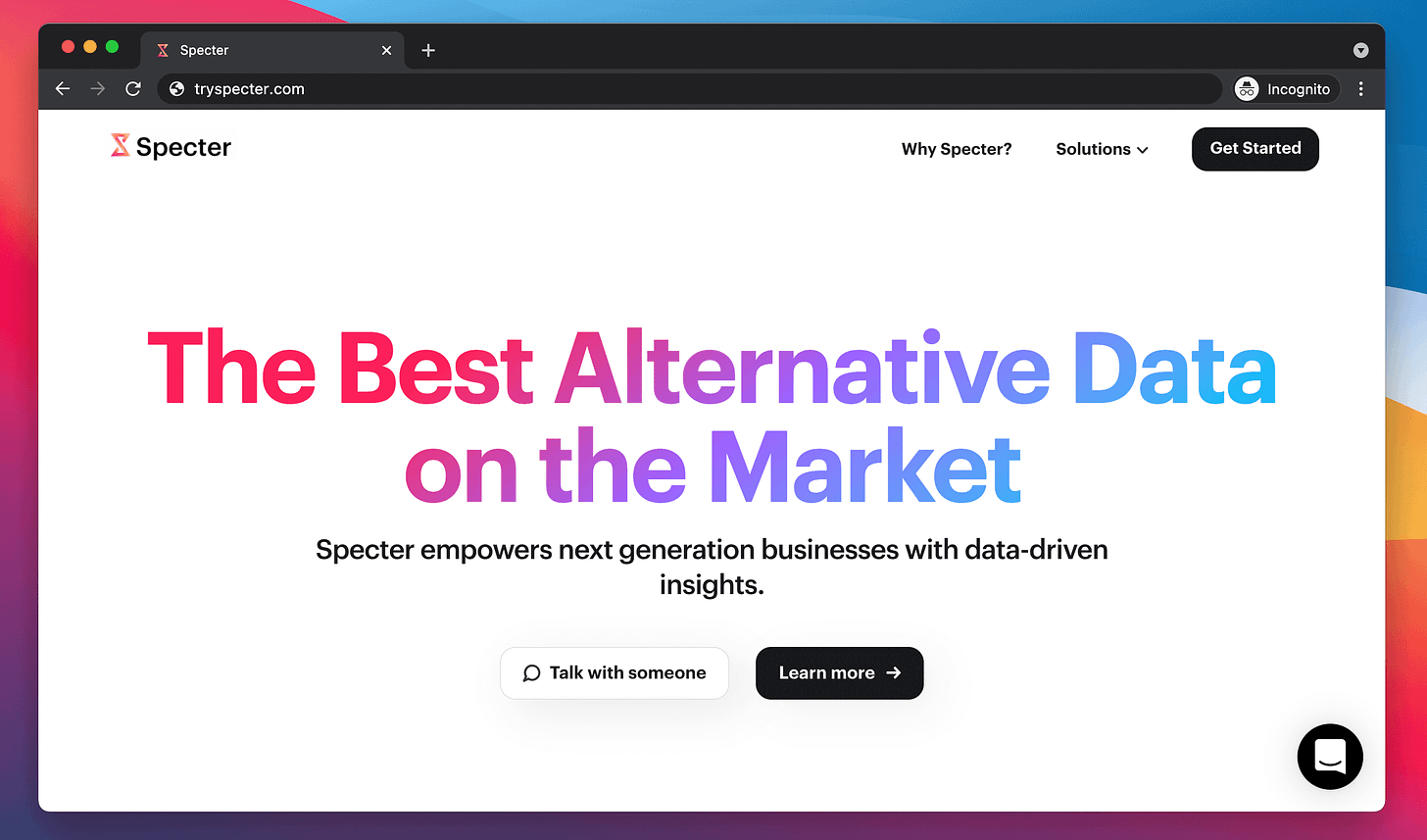 Specter New Website