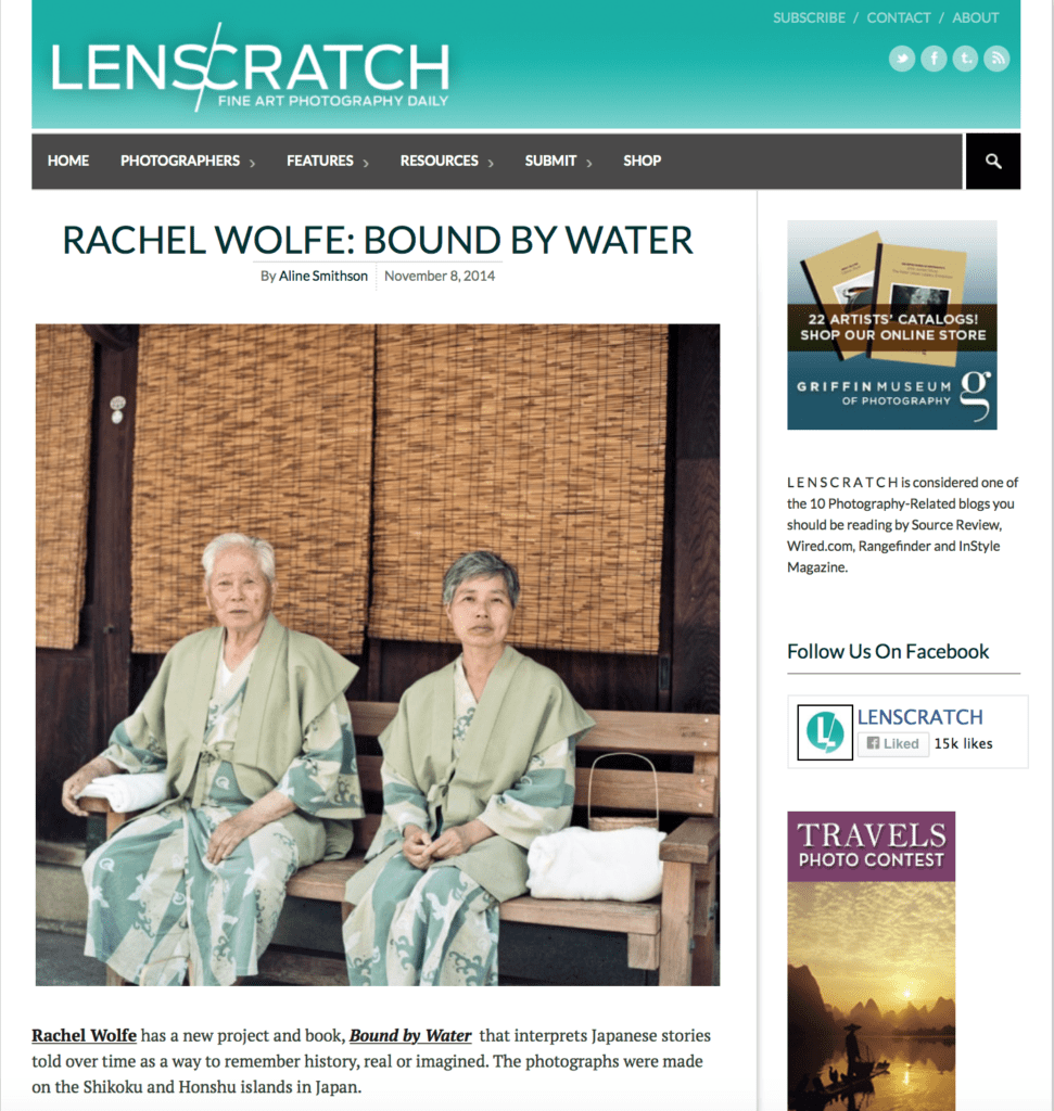 Lenscratch feature Bound by Water