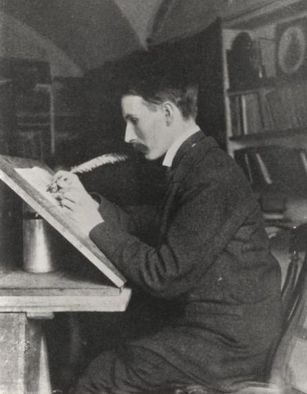 Edward Johnston em 1902.