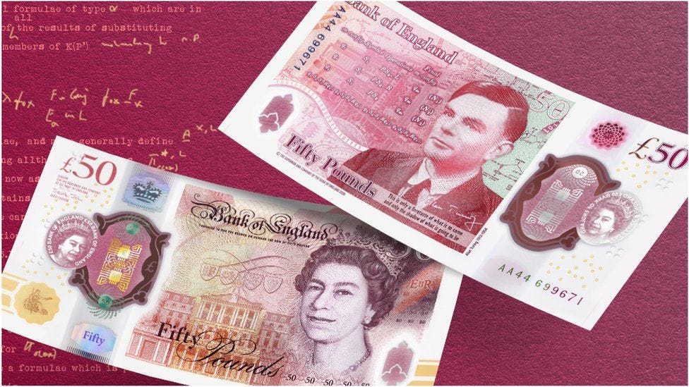 Turing banknote
