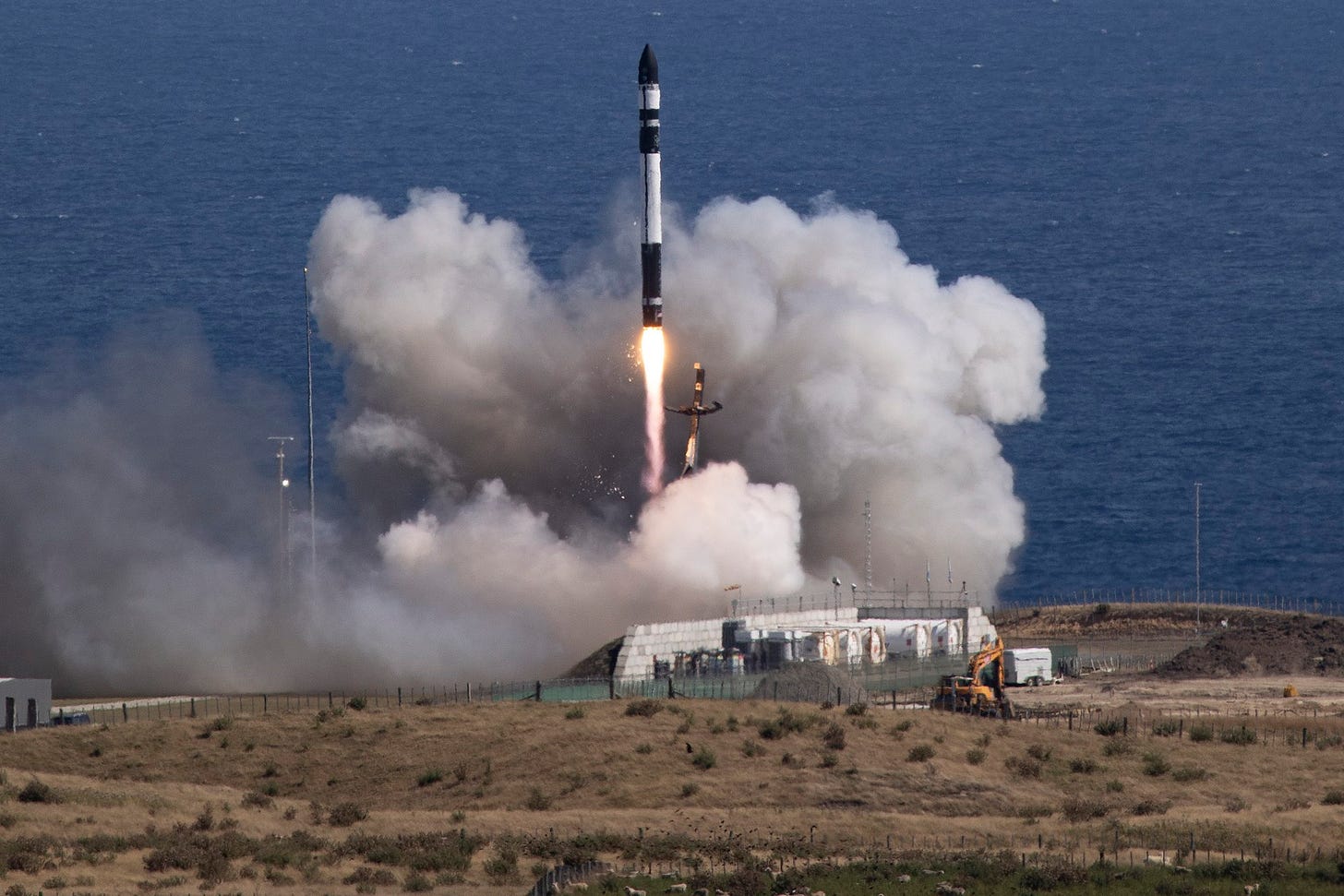 A National Reconnaissance Office (NRO) payload was successfully launched aboard a Rocket Lab Electron rocket from Launch Complex-1 (Image credit: Scott Andrews)