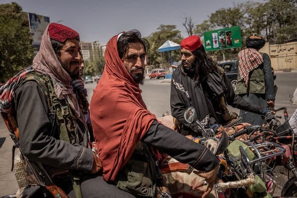 Taliban fighters have taken over in Kabul, the capital of Aghanistan.