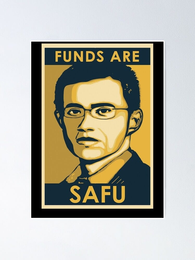 BINANCE Cryptocurrency Funds are SAFU" Poster for Sale by teflair |  Redbubble