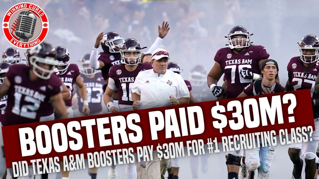 Texas A&amp;amp;M boosters paid $30M for #1 recruiting class? - YouTube