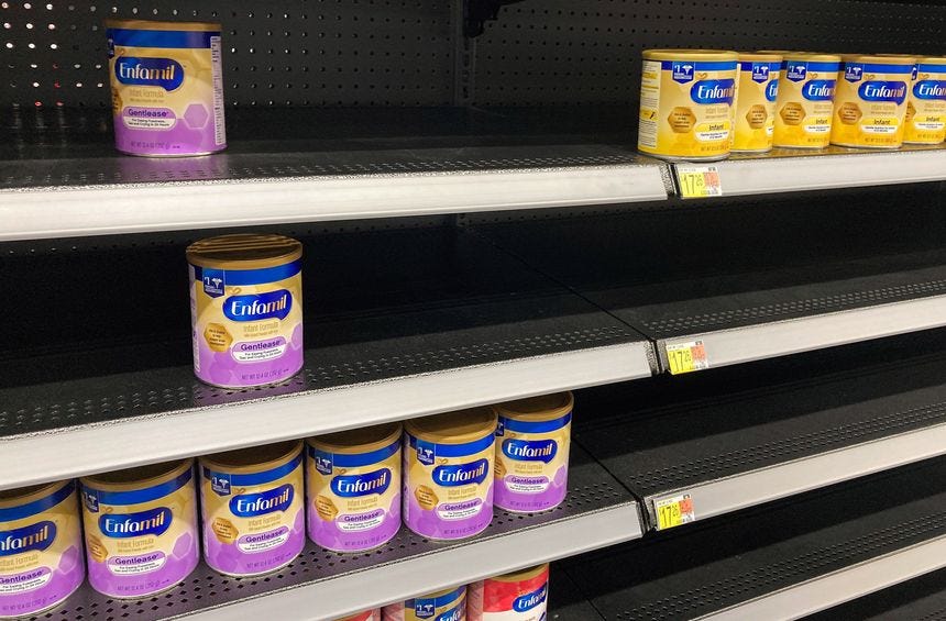 Why Is There a Baby Formula Shortage? What to Know and What's Being Done  About It - WSJ