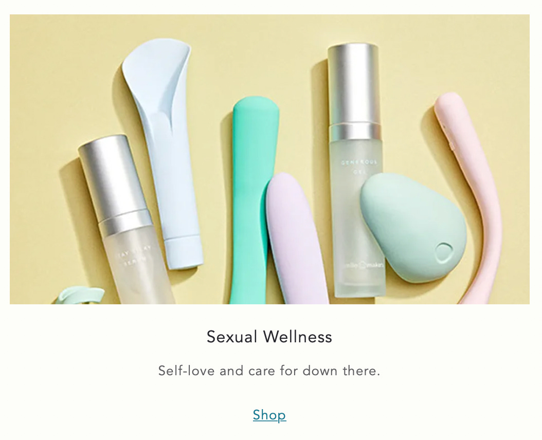 Anthropologie Sexual Wellness