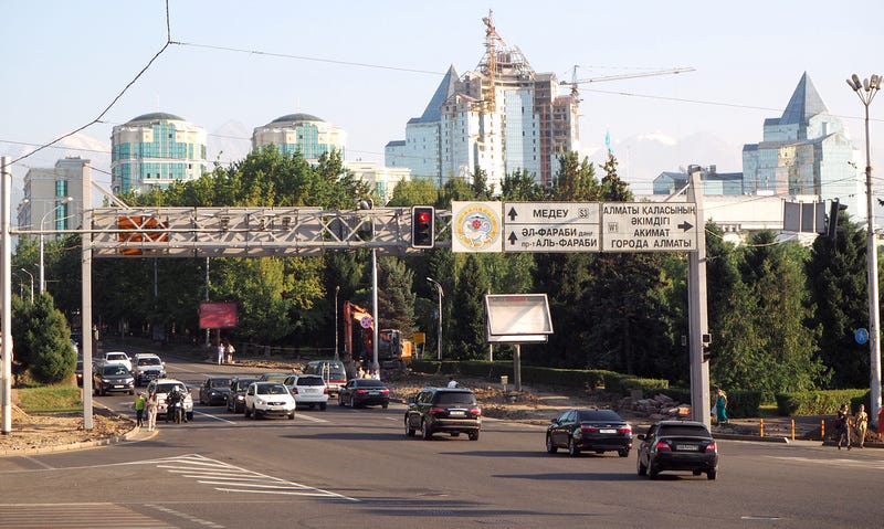 Almaty skyline