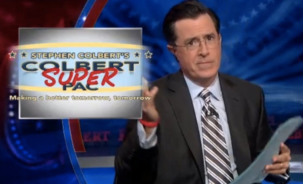 Here&#39;s what I learned when I helped Stephen Colbert set up his Super PAC -  The Washington Post