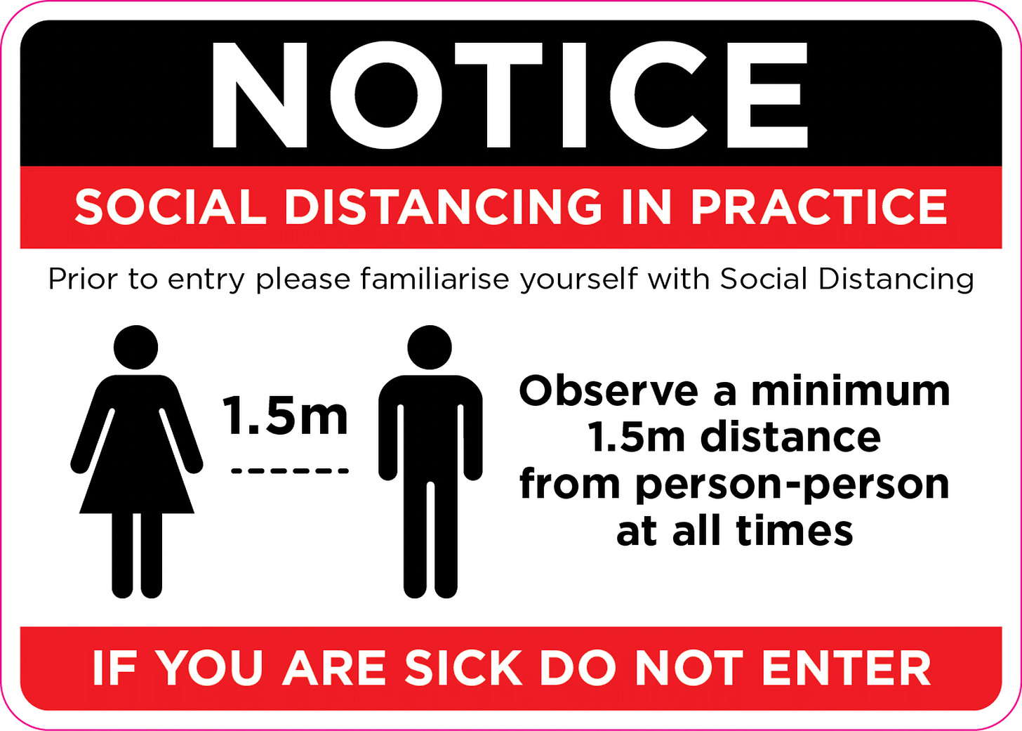 Visitor Management | Social Distancing Vinyl Door Wall Marking Sign Sticker - Social Distancing ...