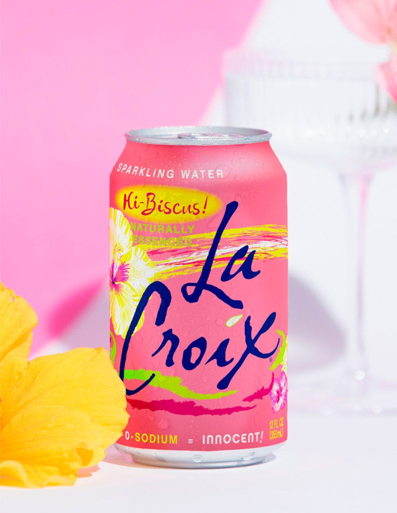 Natural LaCroix Hi-Biscus! Sparkling Water