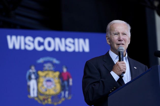 Biden seeks to separate 'mainstream' Republicans from 'Trumpies' in  Wisconsin speech - POLITICO