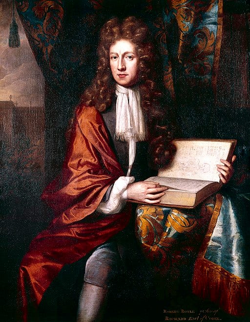 The Hon. Robert Boyle. CC BY 4.0 <https://creativecommons.org/licenses/by/4.0>, via Wikimedia Commons