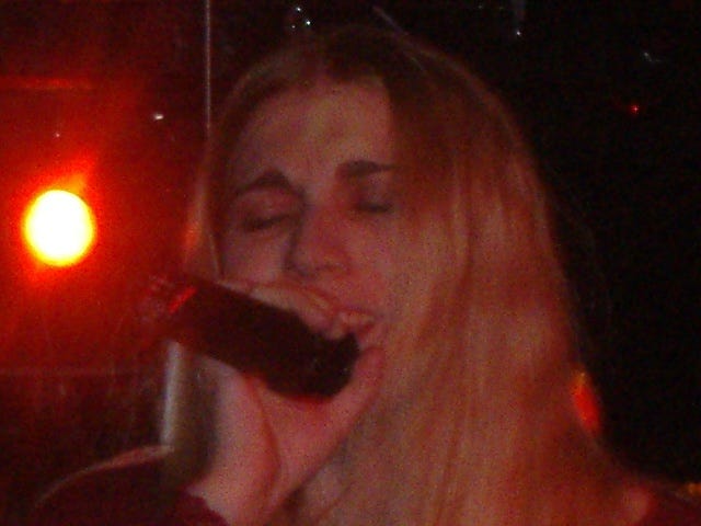 Michele's the co-lead singer of Semiblind.