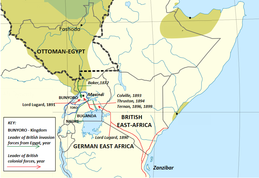 An African kingdom's existential war against the British colonial empire:  the Anglo-Bunyoro wars (1872-1899)