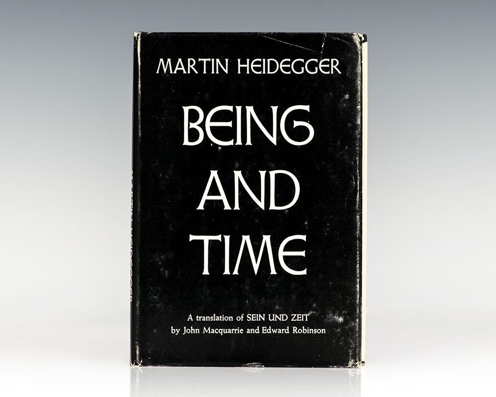 Being and Time Martin Heidegger First Edition Signed