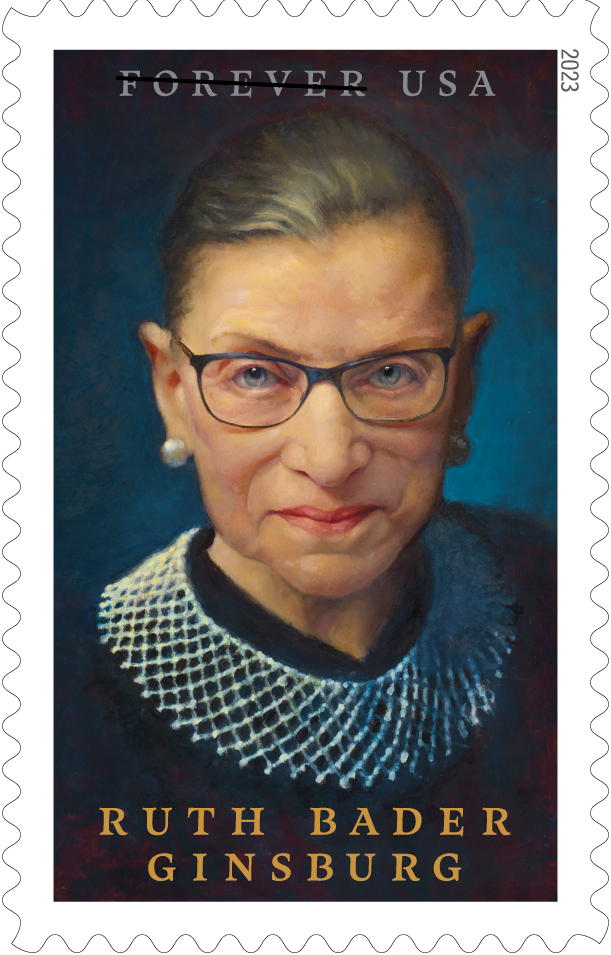Ruth Bader Ginsburg stamp: USPS will feature late Supreme Court Justice in  2023 : NPR