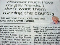 Lowri Turner's Western Mail column