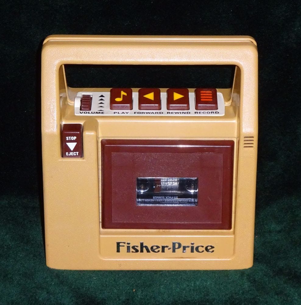 Pin on fisher price tape player #826