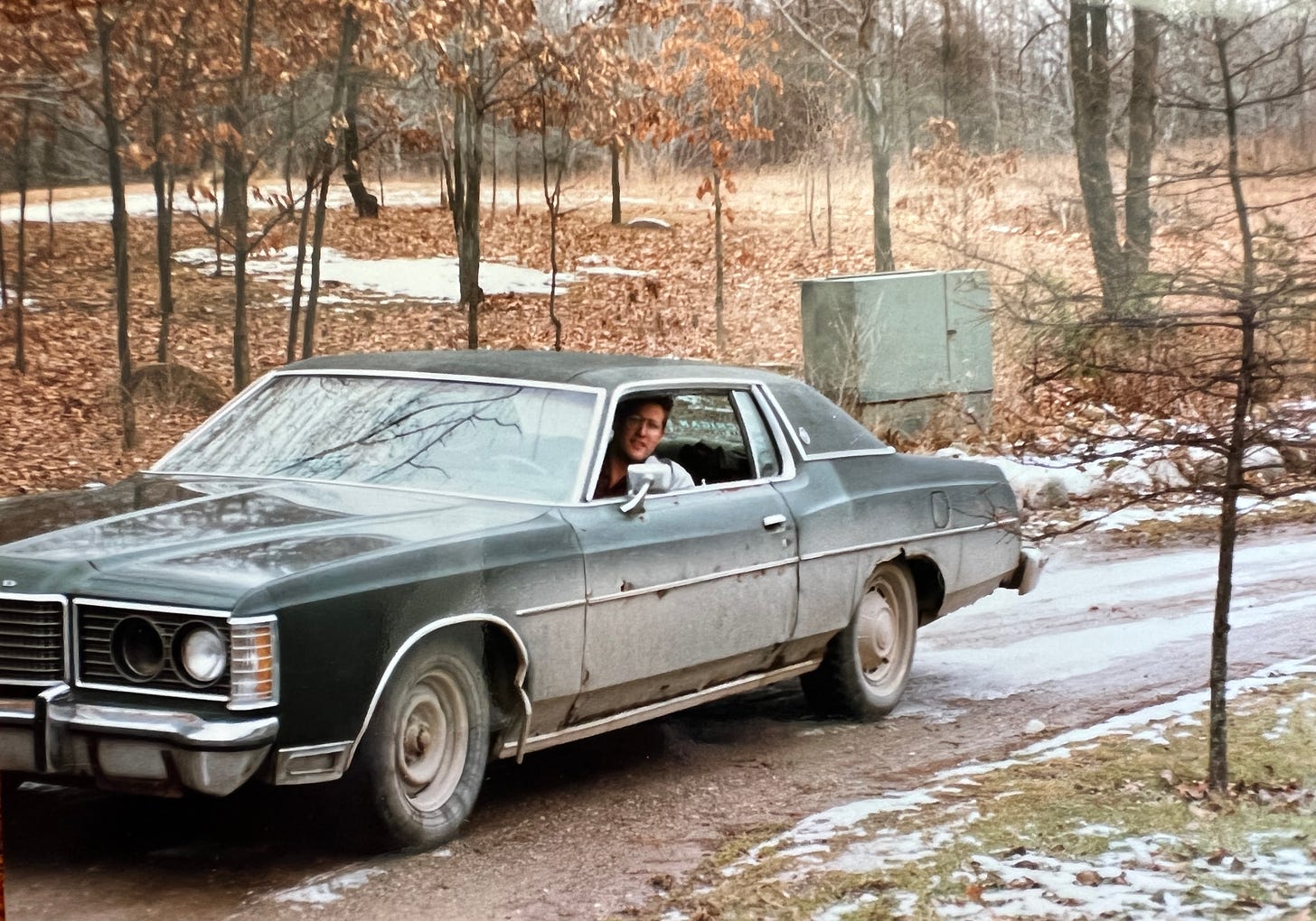 Man in 1974 Ford LTD