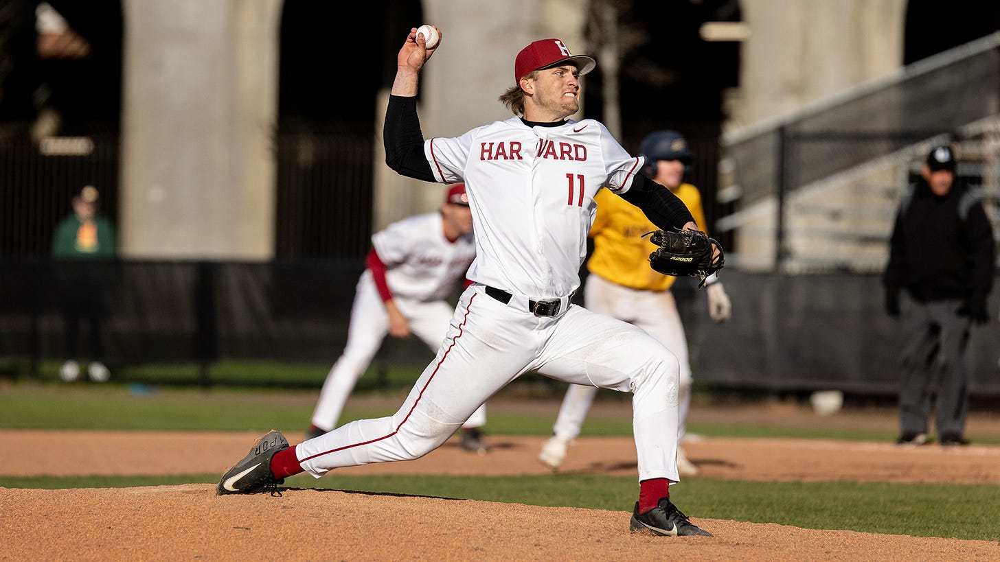 Baseball's Jacobsen Earns Ivy League Player of the Week Honors - Harvard  University