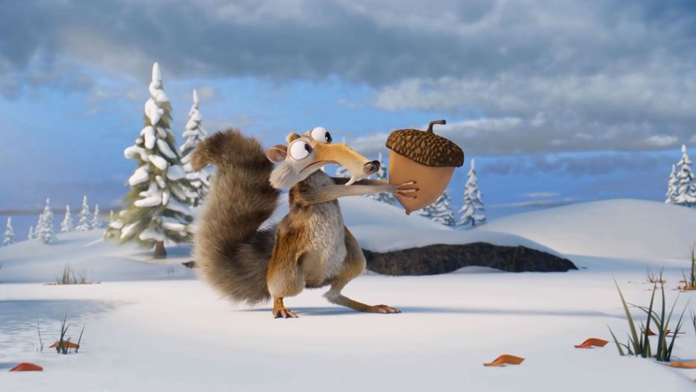Ice Age' Squirrel Scrat Gets His Acorn After Blue Sky Ends