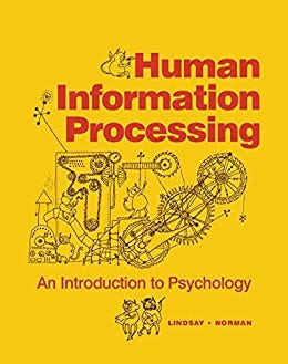 Imagem reproduz capa do livro Human information processing: an introduction to psychology.