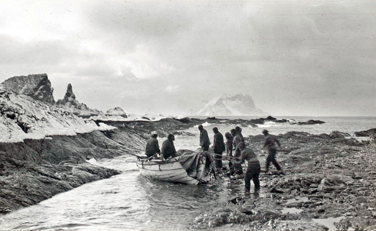 Ernest Shackleton and the Endurance expedition, The voyage of the James  Caird, Elephant Island to South Georgia