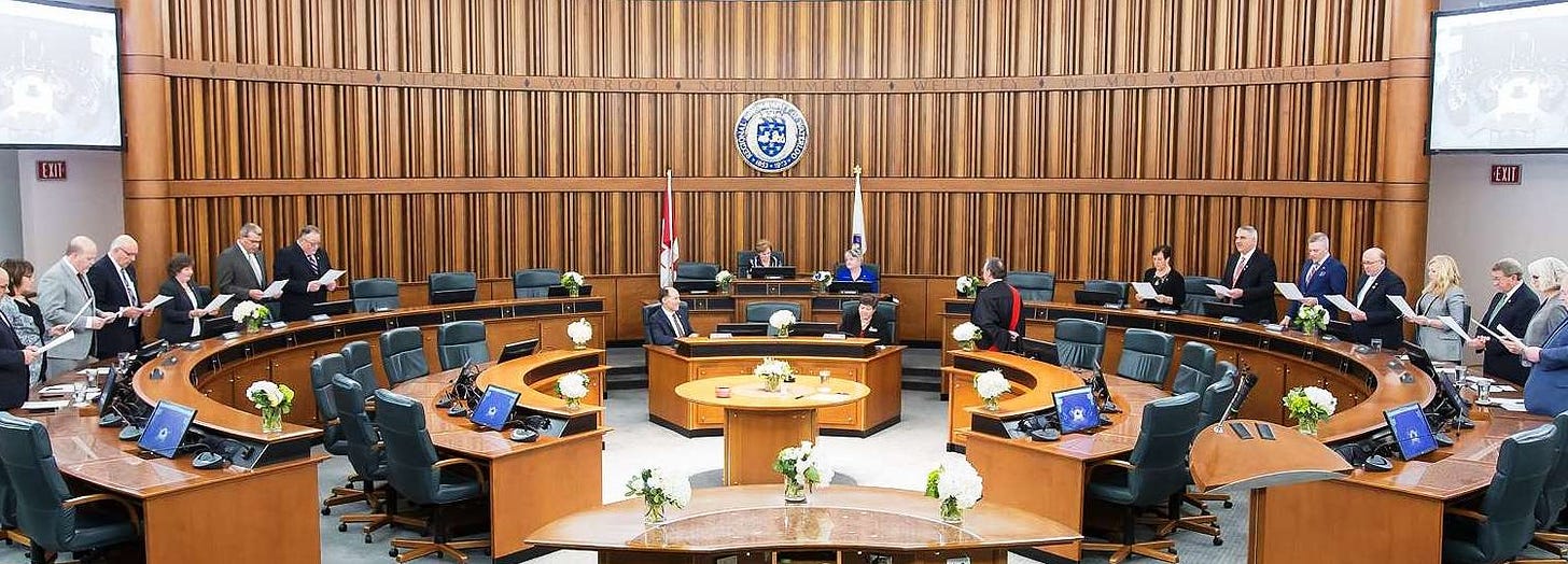 Regional council chambers