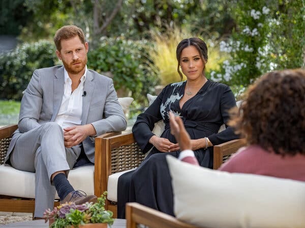 Meghan Markle and Prince Harry described racism within the royal family during the interview with Oprah Winfrey.