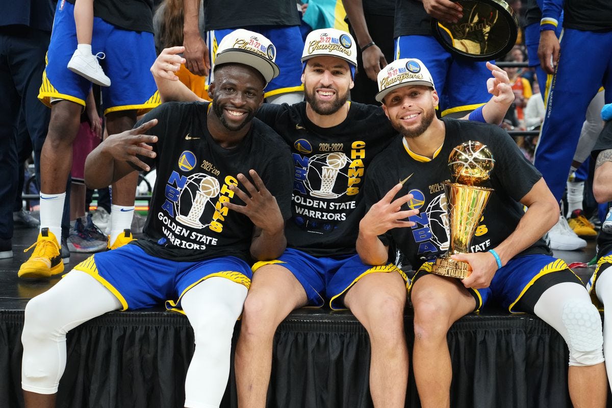 Steph Curry and the Warriors celebrate their title clinching win vs.  Celtics - Golden State Of Mind