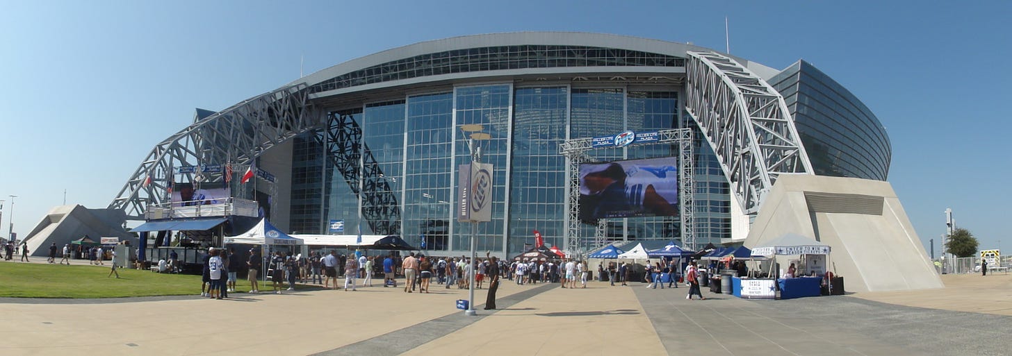File:Dallas Cowboys stadium 03 - outside.JPG - Wikimedia Commons