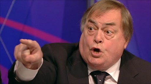 BBC News - Question Time - Angry John Prescott blasts bankers over riots
