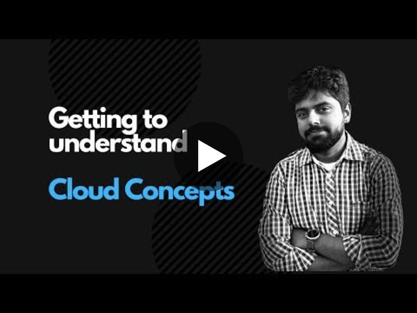 This week, I posted a simple explainer on Cloud Concepts.