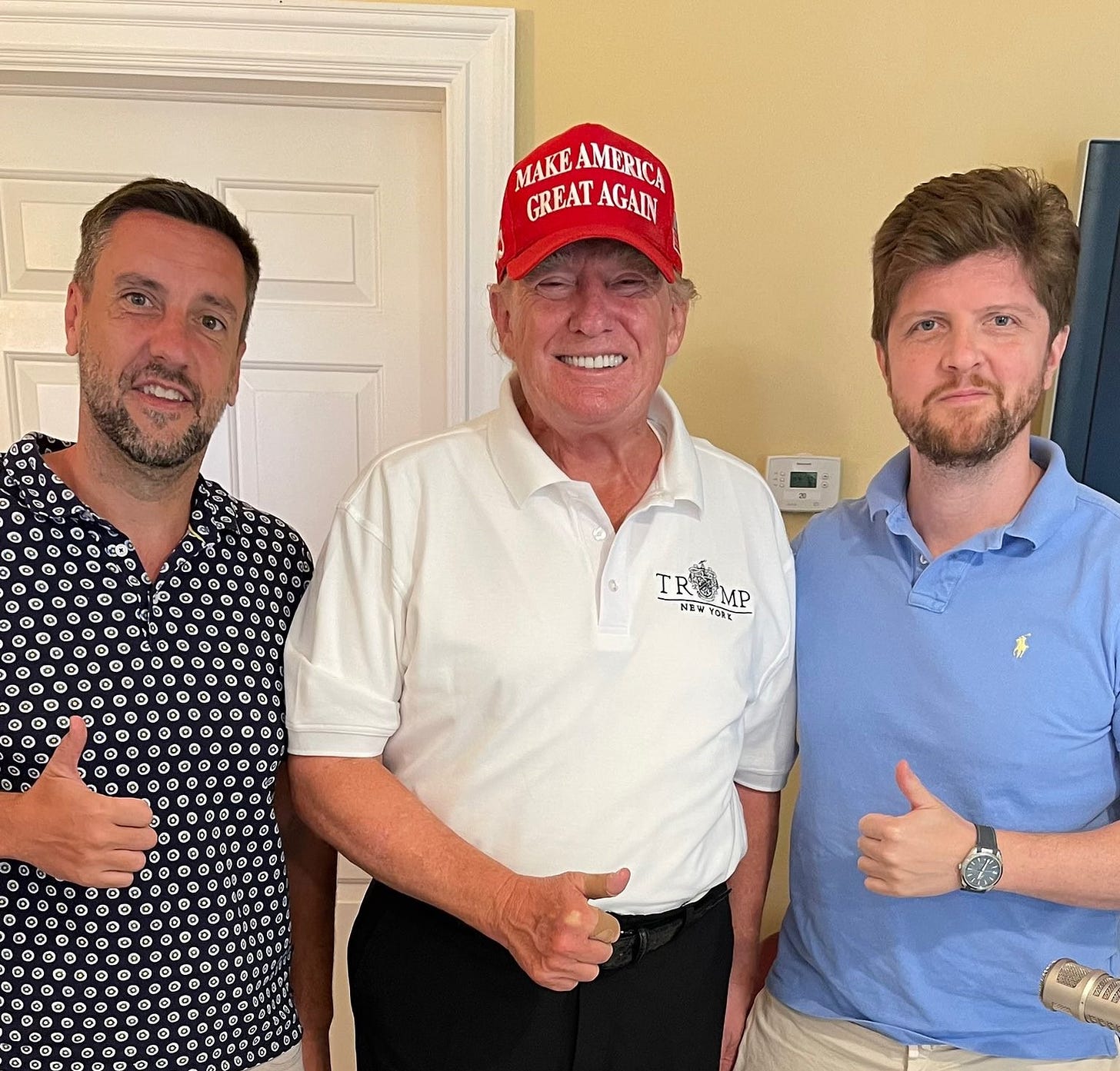 The Clay Travis & Buck Sexton Show Features LIVE Interview with President  Trump from Bedminster | Premiere Networks