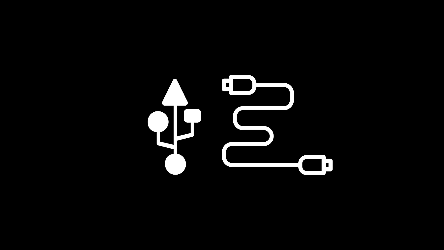 Image of USB symbols