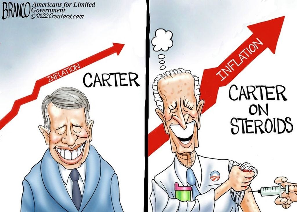 Carter on steroids (great for Biden)